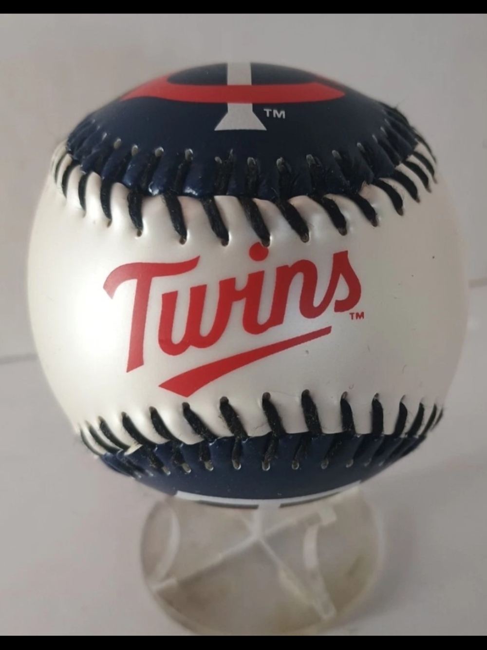 Twins Official Team Baseball - White and Navy